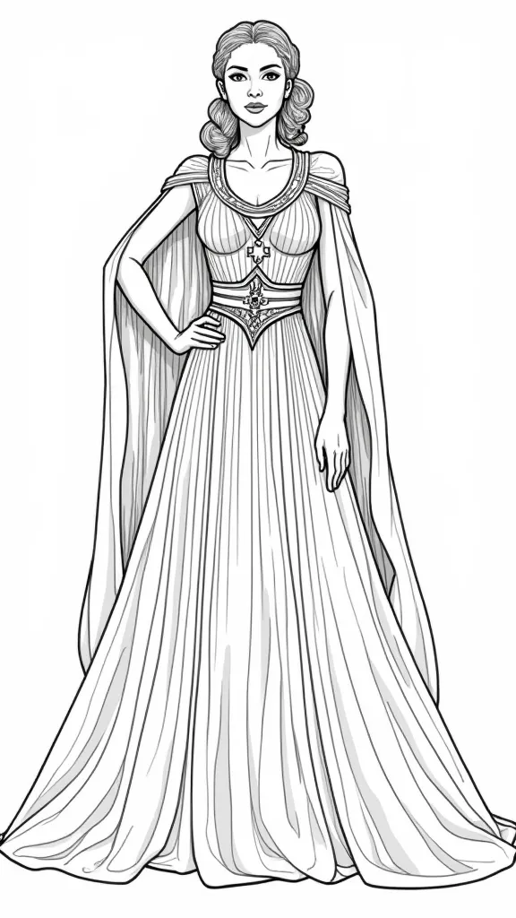 star wars padme coloring pages